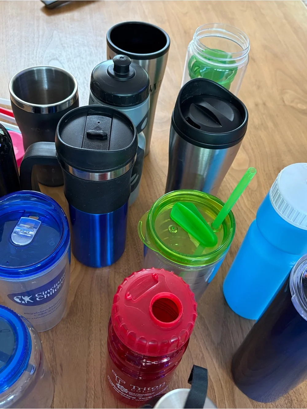 Assorted Travel Tumblers & Water Bottles